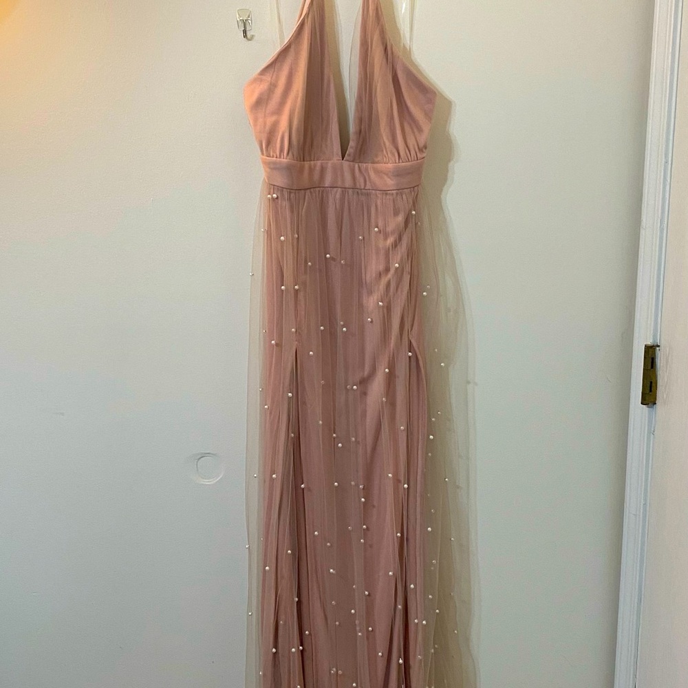 Pearl beaded dress